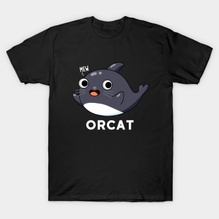 Orca Cute Cat Orca Whale Pun T-Shirt